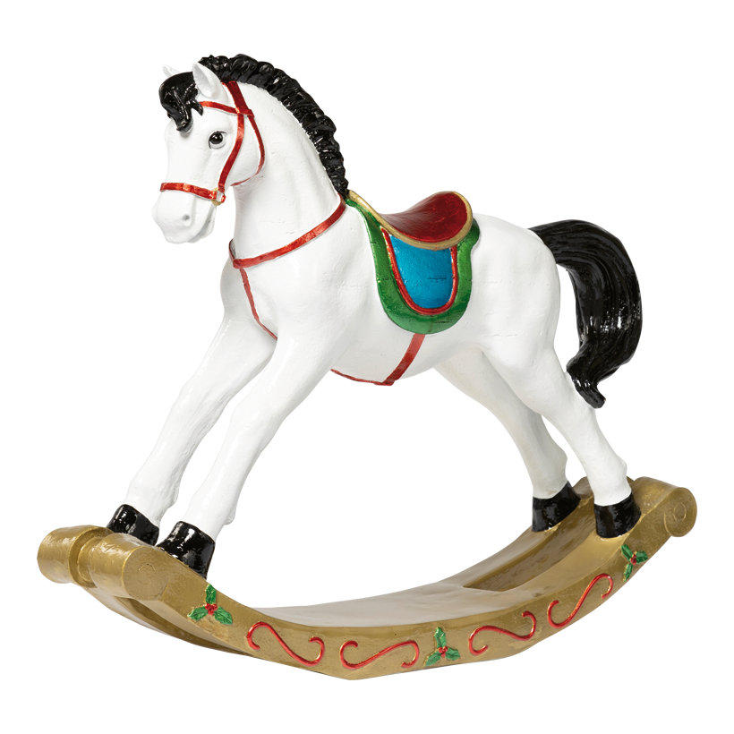 Schaukelpferd, 75x61x20cm aus Polyresin