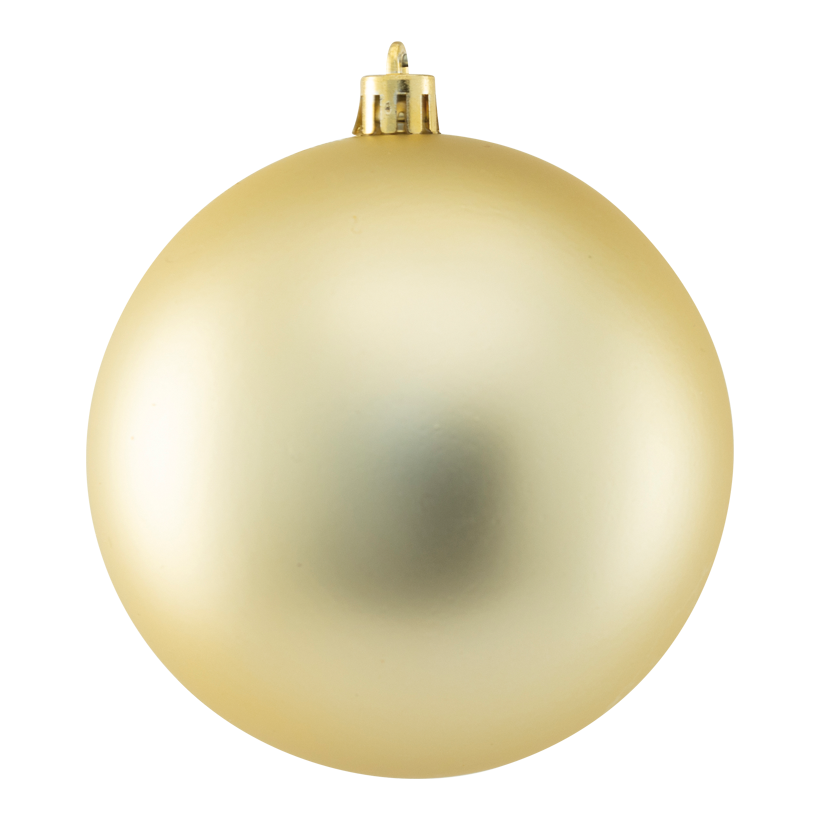 Boule de Noël, 10cm en plastique, mat