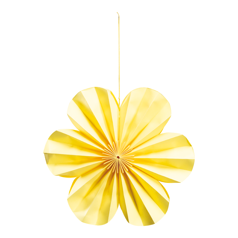 Blume aus Papier, ø 30cm faltbar, mit Magnetverschluss, zum Hängen