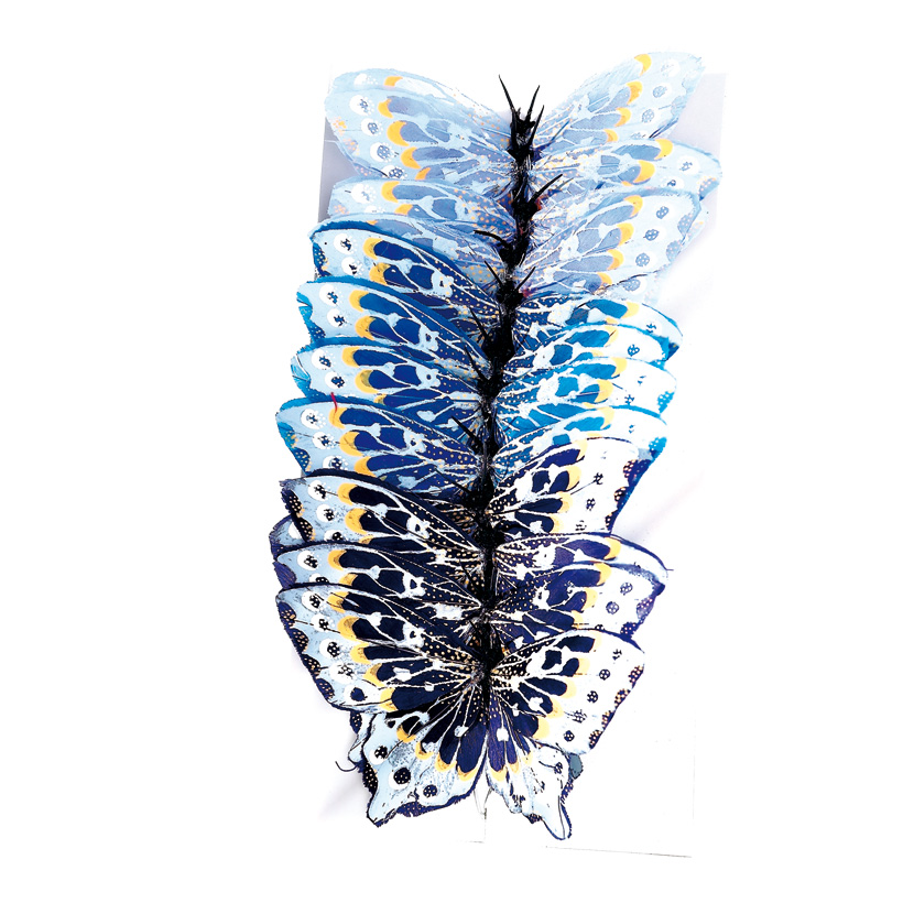 # Schmetterling 12x7 cm Federn, 12-tlg. # Schmetterling 12x7 cm Federn, 12-tlg.